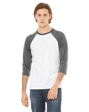 Bella B3200 - Unisex ¾ sleeve baseball tee