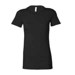 Bella B6004 - Ring Spun T-shirt for Women  Solid Black Blend