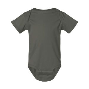 Rabbit Skins 4424 - Fine Jersey Infant Lap Shoulder Creeper  Bamboo Blackout