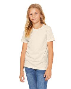 Bella+Canvas 3001Y - Youth Jersey Short-Sleeve T-Shirt Natural