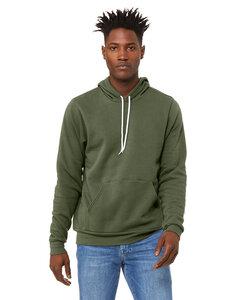 Bella+Canvas 3719 - Poly-Cotton Fleece Pullover Hoodie Military Green