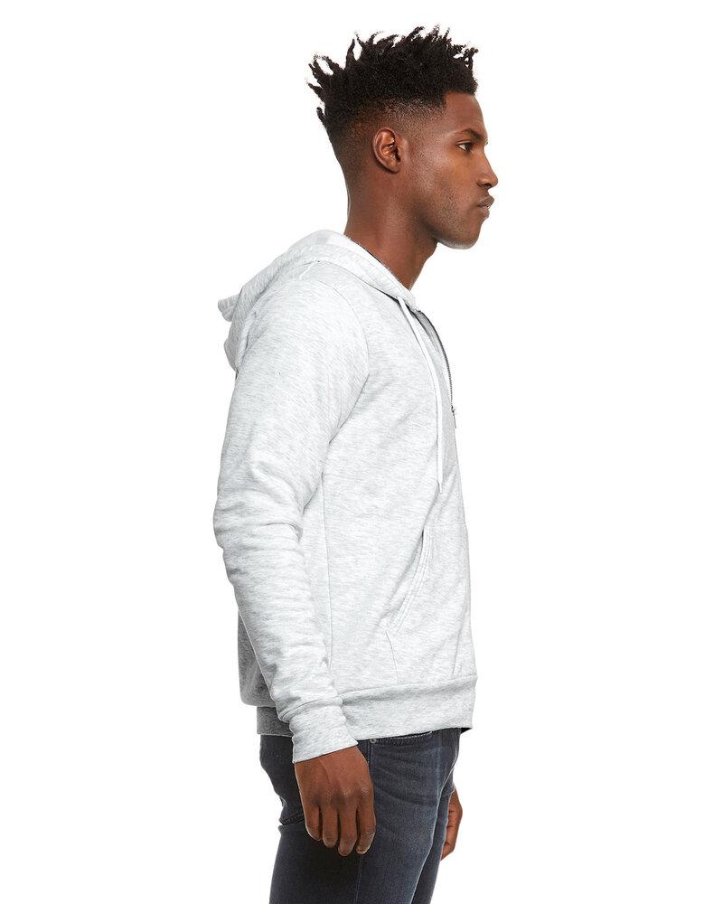 Bella+Canvas 3739 - Unisex Full-Zip Hooded Sweatshirt