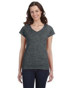 Gildan G64VL - Softstyle® Ladies 4.5 oz. Junior Fit V-Neck T-Shirt