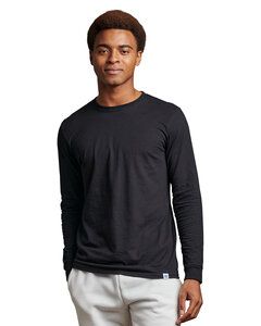 Russell Athletic 64LTTM - Unisex Essential Performance Long-Sleeve T-Shirt Black