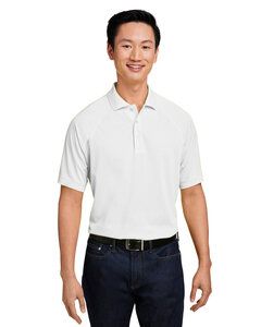 Harriton M208 - Men's Charge Snag and Soil Protect Polo White