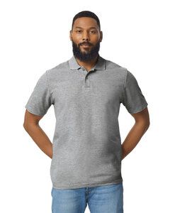 Gildan G648 - Men's Softstyle Double Pique Polo RS Sport Grey