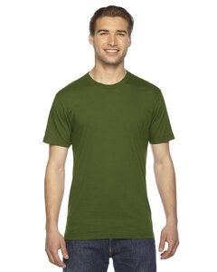 American Apparel 2001 - Unisex Fine Jersey Short-Sleeve T-Shirt Olive