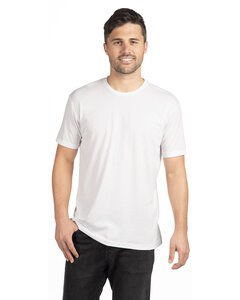 Next Level Apparel 6410 - Men's Sueded Crew White