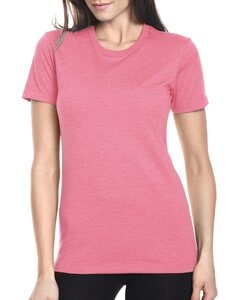 Next Level Apparel 6610 - Ladies CVC T-Shirt Hot Pink