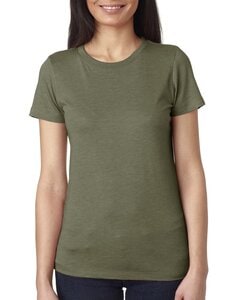 Next Level Apparel 6710 - Ladies Triblend Crew Military Green