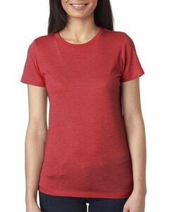 Next Level Apparel 6710 - Ladies Triblend Crew Vintage Red