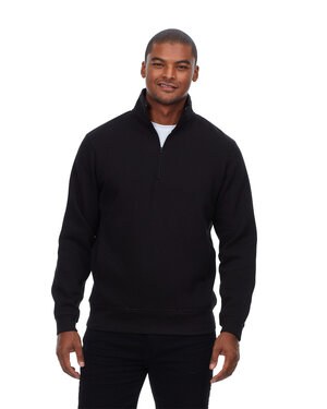 Threadfast 320Q - Unisex Ultimate Fleece Quarter-Zip Sweatshirt