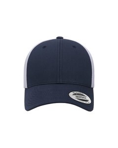 Yupoong 6601T - Classics® Low Profile 2-Tone Trucker Cap Navy/White