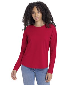 Next Level Apparel 3911NL - Ladies Relaxed Long Sleeve T-Shirt Red