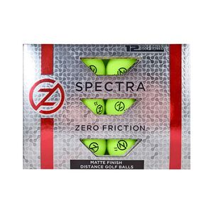 ZERO FRICTION GBDZNS - Spectra Golf Ball Dozen Pack Lime