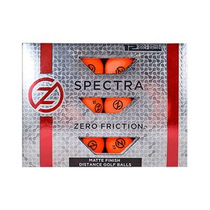 ZERO FRICTION GBDZNS - Spectra Golf Ball Dozen Pack Orange