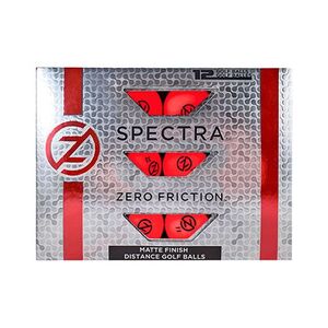 ZERO FRICTION GBDZNS - Spectra Golf Ball Dozen Pack Red