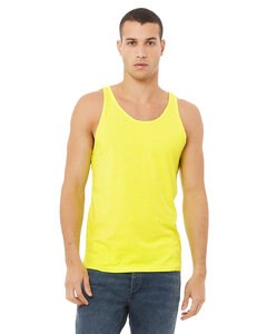 Bella+Canvas 3480CVC - Unisex Heather CVC Tank Neon Yellow