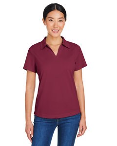 Core365 CE104W - Ladies Market Snag Protect Mesh Polo Burgundy