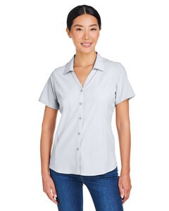 Core365 CE510W - Ladies Ultra UVP® Marina Shirt Platinum