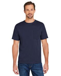 Harriton M118 - Charge Snag And Soil Protect Unisex T-Shirt Dark Navy