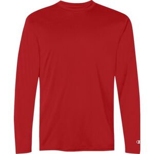 CHAMPION 2656TU - Adult Double Dry L/S Tee Red