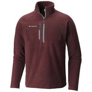 Columbia C1982MF - fast trek3 1/2 zip DEEP MAROON