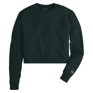 CHAMPION CC8CT - Adult Cropped Long Sleeve Tee Dark Green