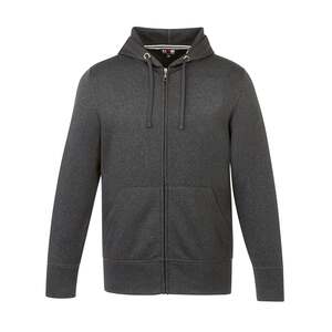 CX2 L00667 - Cypress Creek Men's Polyester Full Zip Hoodie Charcoal