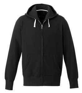 Muskoka Trail L00670 - Lakeview Men's Cotton Blend Fleece Full Zip Hoodie Black