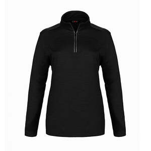 CX2 L00876 - Hillcrest Ladies 1/4 Zip Fleece Black