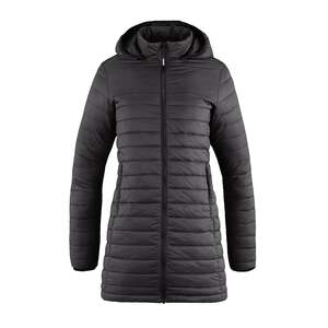 CX2 L00903 - Glacier Bay Ladies Long Lightweight Puffy Jacket Charcoal