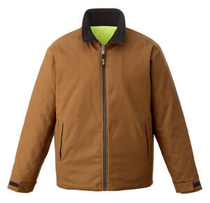 CX2 HiVis L01210 - Zircon Cotton Canvas Reversible Jacket Tan/Hv Yel/Orange