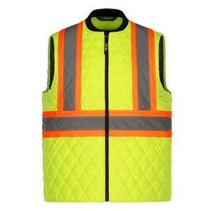 CX2 HiVis L01225 - Mack Hi-Vis Quilted Vest Yellow