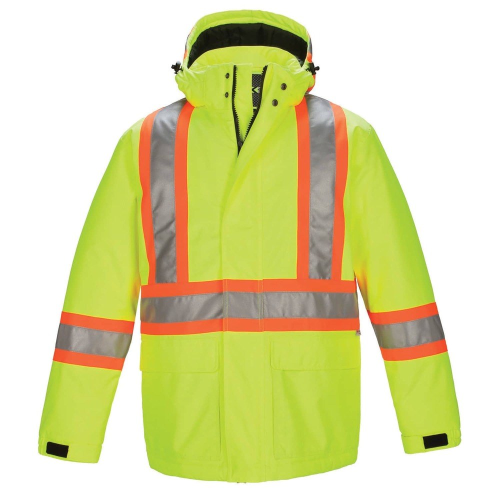 CX2 HiVis L01250 - Armour Polyester Canvas Hi-Vis Parka