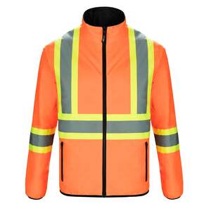 CX2 HiVis L01260 - Safeguard Hivis Reversible Jacket Hi-Vis Orange