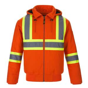 CX2 HiVis L01290 - International Hivis Bomber Jacket With Sherpa Lining