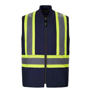 CX2 HiVis L01295 - Titan Hivis Vest With Sherpa Lining