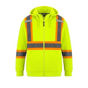 CX2 HiVis L01380 - Infinity Hi-Vis Polyester Full Zip Hodie 