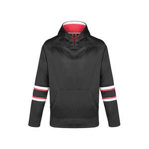 CX2 L0617Y - Dangle Youth Fleece Hockey Hoodie Black/Red/White