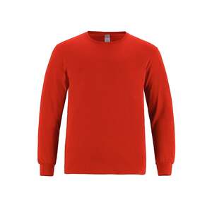 CSW 24/7 S05615 - Breeze Men's Long Sleeve Crew Neck Tee  Red