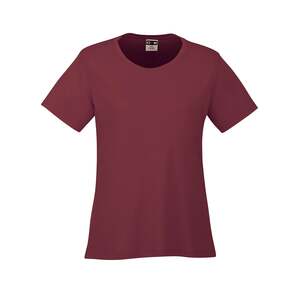 CX2 S05936 - Coast Ladies Crew Neck Tee Maroon