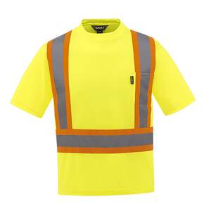 CX2 S05960 - Watchman Hi-Vis Safety T-Shirt Hi-Vis Yellow
