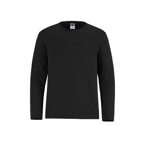 CX2 S5937Y - Shore Youth Long Sleeve Crew Neck Tee  Black