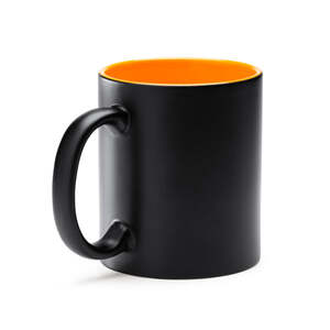 EgotierPro  Q3997 - TASSE CERAMIQUE BICOLORE Orange