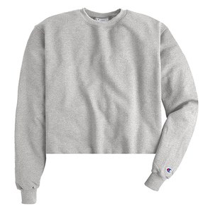 CHAMPION S600C - Women's Powerblend Cropped Crew Silver Gray