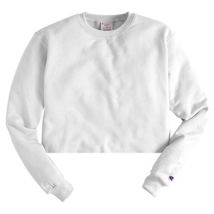 CHAMPION S600C - Women's Powerblend Cropped Crew White