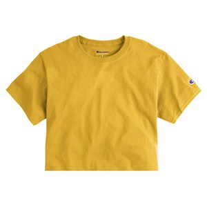 CHAMPION T425C - Women's Cropped Cotton Tee Gold