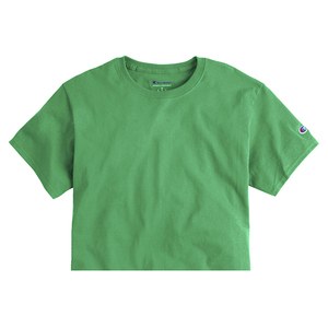 CHAMPION T425C - Women's Cropped Cotton Tee Kelly Green