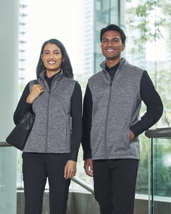 Devon & Jones DG797 - Mens Newbury Mélange Fleece Vest